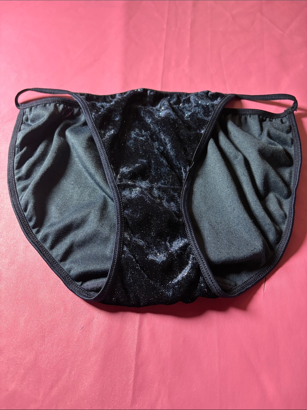 Black Velvet High-Cut Women's Briefs — Luxurious Everyday Panty